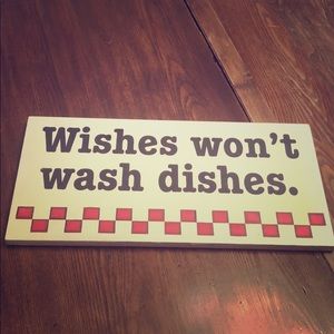 5 for $25 Wood sign for kitchen